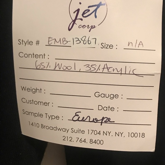 Black Diamond Wool Sweater - Picture 3 of 3